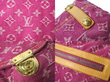 Load image into Gallery viewer, LOUIS VUITTON ルイヴィトン ハンドバッグ ワンショルダー バギーGM モノグラムデニム M95210 ピンク ゴールド金具 美品 中古 4c067097