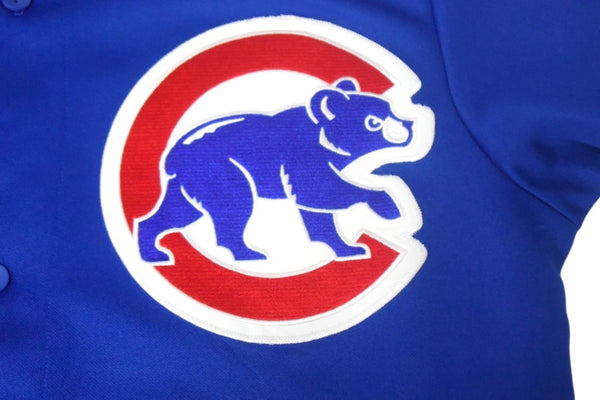 MAJESTIC Cubs Derrek Lee Baseball Shirt Size M Polyester Blue MLB Good Condition Used 4c067098