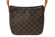 Load image into Gallery viewer, LOUIS VUITTON ルイ ヴィトン ルーピングMM ショルダーバッグ M51146 PVCコーティングキャンバス ブラウン 美品 中古 4c067099lv