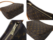 Load image into Gallery viewer, LOUIS VUITTON ルイ ヴィトン ルーピングMM ショルダーバッグ M51146 PVCコーティングキャンバス ブラウン 美品 中古 4c067099lv