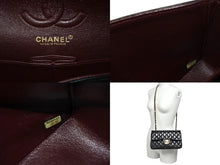 画像をギャラリービューアに読み込む, CHANEL シャネル チェーンショルダーバッグ マトラッセ23 Wフラップ ラムスキン 6番台 ブラック ゴールド 美品 中古 4c067104cc
