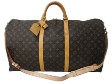 Load image into Gallery viewer, LOUISVUITTON ルイヴィトン キーポルバンドリエール60 ボストンバッグ M41412 モノグラムキャンバス ブラウン 美品 中古 4c067112lv