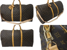 Load image into Gallery viewer, LOUISVUITTON ルイヴィトン キーポルバンドリエール60 ボストンバッグ M41412 モノグラムキャンバス ブラウン 美品 中古 4c067112lv