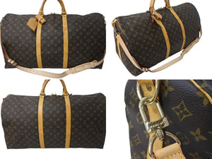 LOUISVUITTON ルイヴィトン キーポルバンドリエール60 ボストンバッグ M41412 モノグラムキャンバス ブラウン 美品 中古 4c067112lv