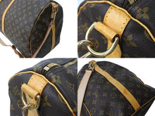 Load image into Gallery viewer, LOUISVUITTON ルイヴィトン キーポルバンドリエール60 ボストンバッグ M41412 モノグラムキャンバス ブラウン 美品 中古 4c067112lv