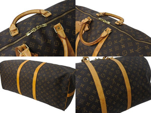 LOUISVUITTON ルイヴィトン キーポルバンドリエール60 ボストンバッグ M41412 モノグラムキャンバス ブラウン 美品 中古 4c067112lv