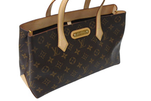 LOUIS VUITTON ルイ ヴィトン ウィルシャーPM ハンドバッグ M45643 モノグラムキャンバス ブラウン 美品 中古 4c067114lv