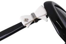 Load image into Gallery viewer, CHANEL シャネル サングラス ココマーク サイドリボン 5170-A 58□17 135 3N ブラック ホワイト 美品 中古 4c067116cc