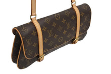 画像をギャラリービューアに読み込む, 極美品 LOUIS VUITTON ルイヴィトン マレル トートバッグ M51157 モノグラムキャンバス ゴールド金具 ブラウン 中古 4c067117xx