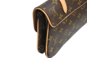 極美品 LOUIS VUITTON ルイヴィトン マレル トートバッグ M51157 モノグラムキャンバス ゴールド金具 ブラウン 中古 4c067117xx