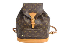 Load image into Gallery viewer, LOUIS VUITTON ルイ ヴィトン モンスリMM リュック デイパック M51136 モノグラム PVC ブラウン 美品 中古 4c067119lv