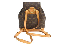 Load image into Gallery viewer, LOUIS VUITTON ルイ ヴィトン モンスリMM リュック デイパック M51136 モノグラム PVC ブラウン 美品 中古 4c067119lv