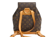 Load image into Gallery viewer, LOUIS VUITTON ルイ ヴィトン モンスリMM リュック デイパック M51136 モノグラム PVC ブラウン 美品 中古 4c067119lv