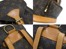 Load image into Gallery viewer, LOUIS VUITTON ルイ ヴィトン モンスリMM リュック デイパック M51136 モノグラム PVC ブラウン 美品 中古 4c067119lv