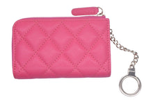 画像をギャラリービューアに読み込む, 極美品 CHANEL シャネル ジップコインケース キーケース 27番台 2018-2019年 キャビアスキン ピンク ゴールド金具 中古 4c067122