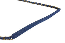 画像をギャラリービューアに読み込む, 極美品 CHANEL シャネル チェーンショルダーバッグ エジプトライン 28番台 2019年 デニム ブルー ホワイト ゴールド 中古 4c067123cc