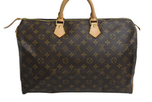 Load image into Gallery viewer, LOUIS VUITTON ルイ ヴィトン スピーディ40 ハンドバッグ M41522 モノグラム PVCコーティング ブラウン 美品 中古 4c067125lv