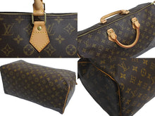 Load image into Gallery viewer, LOUIS VUITTON ルイ ヴィトン スピーディ40 ハンドバッグ M41522 モノグラム PVCコーティング ブラウン 美品 中古 4c067125lv