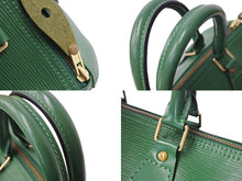 画像をギャラリービューアに読み込む, LOUIS VUITTON ルイヴィトン ハンドバッグ M43014 スピーディ25 エピレザー ボルネオグリーン ゴールド金具 美品 中古 4c067138