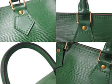 画像をギャラリービューアに読み込む, LOUIS VUITTON ルイヴィトン ハンドバッグ M43014 スピーディ25 エピレザー ボルネオグリーン ゴールド金具 美品 中古 4c067138