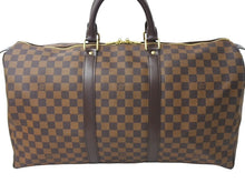 Load image into Gallery viewer, LOUIS VUITTON ルイ ヴィトン キーポル50 ボストンバッグ N41427 ダミエキャンバス ブラウン 美品 中古 4c067139