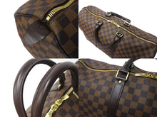 Load image into Gallery viewer, LOUIS VUITTON ルイ ヴィトン キーポル50 ボストンバッグ N41427 ダミエキャンバス ブラウン 美品 中古 4c067139