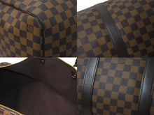 Load image into Gallery viewer, LOUIS VUITTON ルイ ヴィトン キーポル50 ボストンバッグ N41427 ダミエキャンバス ブラウン 美品 中古 4c067139