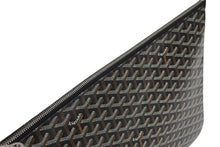 Load image into Gallery viewer, 新品同様 GOYARD ゴヤール セナGM クラッチバッグ SENAT2GMLTY01CL01P レザー PVC ブラック シルバー金具 中古 4c067142