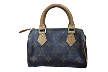 Load image into Gallery viewer, LouisVuitton ルイヴィトン ミニスピーディ ミニボストンバッグ モノグラム M41534 ゴールド金具 ブラウン 美品 中古 4c067151