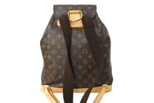 Load image into Gallery viewer, 極美品 LouisVuitton ルイヴィトン モンスリGM バックパック リュックサック モノグラム PVCコーティングキャンバス ヌメ革 中古 4c067152