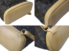 Load image into Gallery viewer, 極美品 LouisVuitton ルイヴィトン モンスリGM バックパック リュックサック モノグラム PVCコーティングキャンバス ヌメ革 中古 4c067152