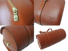 Load image into Gallery viewer, 極美品 LOUIS VUITTON ルイヴィトン スフロ ハンドバッグ 筒型 M52223 ケニアブラウン エピレザー ゴールド金具 中古 4c067156