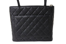 画像をギャラリービューアに読み込む, 極美品 CHANEL シャネル 1804 復刻トートバッグ ハンドバッグ 7番台 グレインドカーフスキン ブラック シルバー金具 中古 4c067160