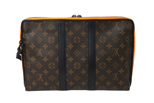 LOUIS VUITTON ルイヴィトン LVフレンズ キーポルポーチ ハンドバッグ M80130 肩掛け ブラウン 美品 中古 4c067162