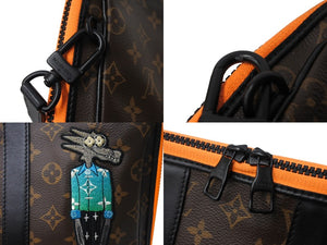 LOUIS VUITTON ルイヴィトン LVフレンズ キーポルポーチ ハンドバッグ M80130 肩掛け ブラウン 美品 中古 4c067162