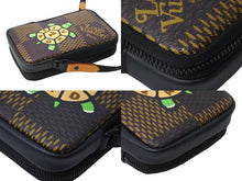 画像をギャラリービューアに読み込む, 極美品 LOUIS VUITTON ルイヴィトン ダブルフォンポーチ ショルダーバッグ N40377 ダミエジャイアント NIGO コラボ 中古 4c067163