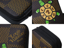 画像をギャラリービューアに読み込む, 極美品 LOUIS VUITTON ルイヴィトン ダブルフォンポーチ ショルダーバッグ N40377 ダミエジャイアント NIGO コラボ 中古 4c067163