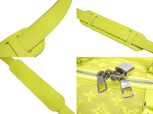 Very good condition LOUIS VUITTON Keepall Handriere 50 Monogram See-Through M55380 DR2189 Neon Yellow Used 4c067164