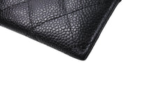 画像をギャラリービューアに読み込む, 極美品 CHANEL シャネル カードケース ココマーク キャビアスキン 29番台 ブラック ゴールド金具 中古 4c067176