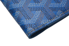 画像をギャラリービューアに読み込む, GOYARD ゴヤール パスケース パスポートケース グルネル PVCコーティングキャンバス ブルー 美品 中古 4c067177