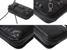 画像をギャラリービューアに読み込む, 新品未使用 BALENCIAGA バレンシアガ ルカゴール ショルダーバッグ 781911 イタリア製 ミニ レザー ブラック 4c067188 正規品