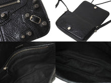 画像をギャラリービューアに読み込む, 新品未使用 BALENCIAGA バレンシアガ ルカゴール ショルダーバッグ 781911 イタリア製 ミニ レザー ブラック 4c067188 正規品