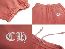 画像をギャラリービューアに読み込む, CHROME HEARTS クロムハーツ CH DRAKE SWTPANTS ダガー装飾スウェットロングパンツ コットン レッド サイズM 美品 中古 4c067403