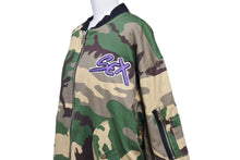 画像をギャラリービューアに読み込む, 極美品 CHROMEHEARTS クロムハーツ MATTYBOY SexRecords ボンバージャケット ダガーファスナー クロスボタン サイズM 中古 4c067405