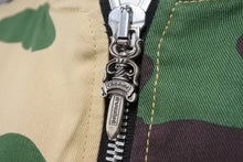 画像をギャラリービューアに読み込む, 極美品 CHROMEHEARTS クロムハーツ MATTYBOY SexRecords ボンバージャケット ダガーファスナー クロスボタン サイズM 中古 4c067405