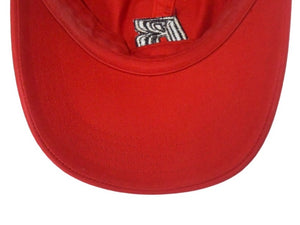 RUFF RYDERS Rough Riders Cap Vintage 90s HIP HOP NEW YORK Embroidery Free Size Red Cotton Good Condition Used 4c067415