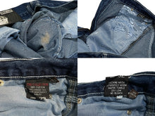 Load image into Gallery viewer, 新品未使用 VINTAGE RUFF RYDERS ラフライダーズ デニムショートパンツ サイズ32 DIRTY DENIM デッドストック コットン 中古 4c067423