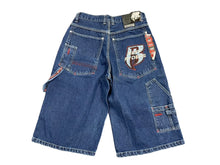 Load image into Gallery viewer, 新品未使用 VINTAGE RUFF RYDERS ラフライダーズ デニムショートパンツ サイズ32 DIRTY DENIM デッドストック コットン 中古 4c067423