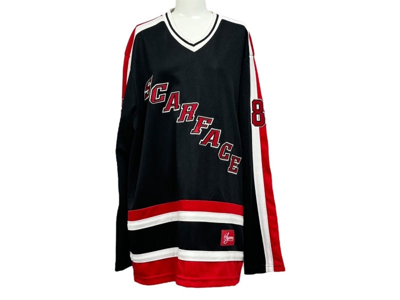 Supreme シュプリーム 17FW SCARFACE Hockey Jersey スカーフェイス ホッケーシャツ サイズL ポリエステル 美品 中古 4c067425