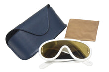 画像をギャラリービューアに読み込む, 新品未使用 LOEWE ロエベ サングラス アイウェア サイズ140▫︎0 145 ゴールド金具 ホワイト 中古 4c067426